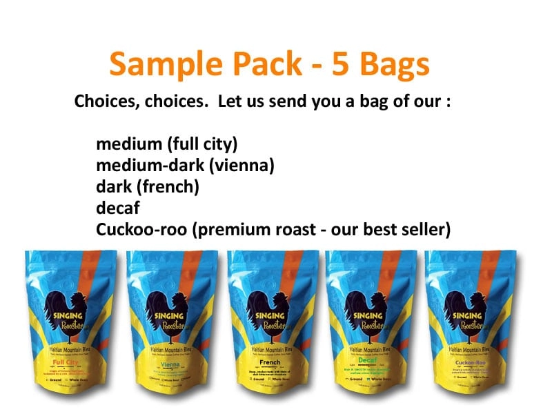 Raise Money with Haitian Coffee with Singing Rooster
