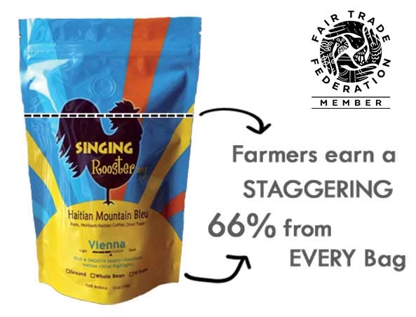 Fair Trade Haitian coffee, Singing Rooster